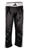 Kimona, stroje i obuwie - Spodnie Adidas Kick Boxing WAKO Czarny • Rozmiar: 140 - miniaturka - grafika 1