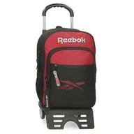 Plecaki szkolne i tornistry - Reebok Portland Plecak szkolny z wózkiem Czarny 30x40x12 cms Poliester 14,4L by Joumma Bags, czarny, plecak szkolny na kółkach - miniaturka - grafika 1