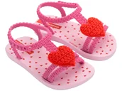 Buty dla dziewczynek - IPANEMA KIDS MY First Ipanema Baby, japonki unisex, różowe, 24 EU, Różowy kolor, 75E - miniaturka - grafika 1