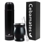 Yerba Mate - Zestaw Premium do Yerba Mate: Termos, Matero i Bombilla do parzenia i picia - miniaturka - grafika 1