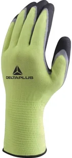 Delta Plus Rękawice dziane z poliestru (100%) dłoń powlekana gładkim nitrylem i pianką kolor żółty fluo-czarny rozmiar 8 MAIN VV728JA08 VV728JA08 - Rękawice robocze - miniaturka - grafika 1