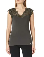 Koszulki i topy damskie - Morgan Damska koszulka Deno T-Shirt, tymianek., S/Wysoki - miniaturka - grafika 1