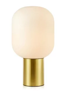 Markslojd Lampa stołowa Brooklyn 107868 złota oprawa w minimalistycznym stylu 107868 - Lampy stojące - miniaturka - grafika 1