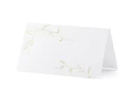 Wesele i ślub - Party Deco Wizytówki na stół Gałązki - 9,5 x 5,5 cm - 10 szt. WS9-019ME - miniaturka - grafika 1