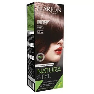 Marion Natura Styl 640 Ciemny kasztan - Farby do włosów i szampony koloryzujące - miniaturka - grafika 1