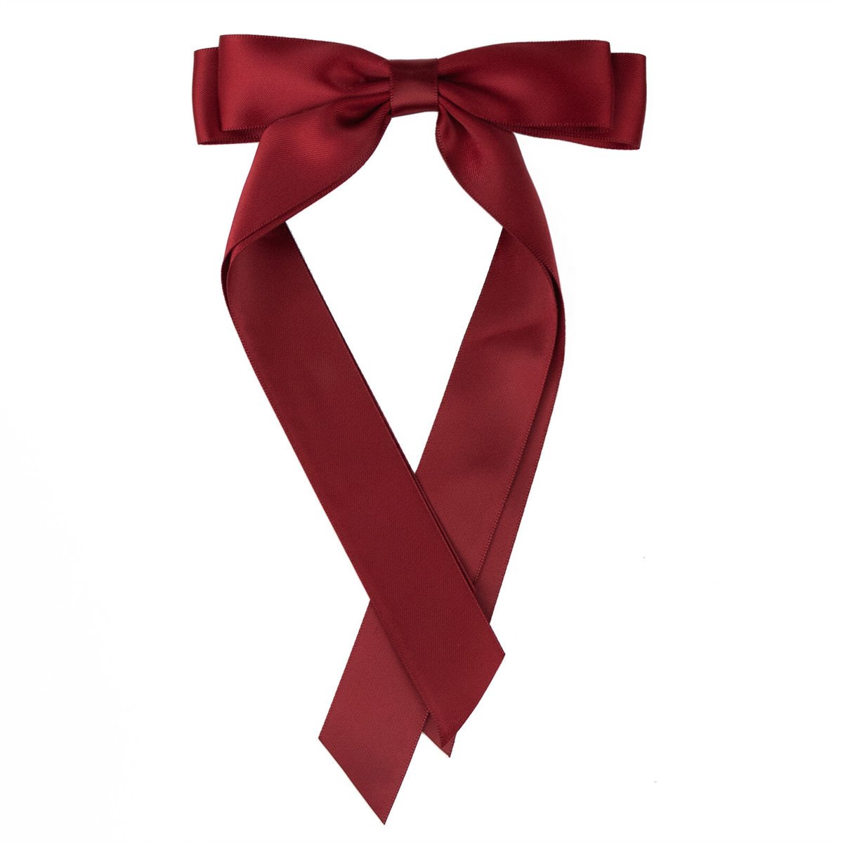 SPINKA DO WŁOSÓW kokarda wstążka długa cienka elegancka delikatna