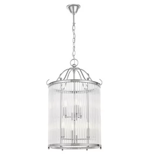 Lumina Deco Lampa Wisząca Loft Chromowana Boston W6 - Lampy sufitowe - miniaturka - grafika 1