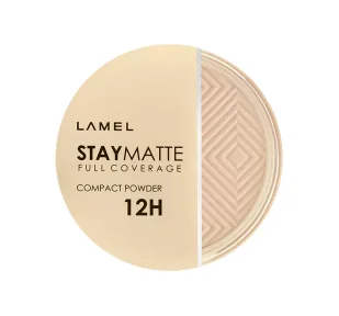 LAMEL Basic Puder kompaktowy Stay Matte 12H nr 402 12g - Pudry do twarzy - miniaturka - grafika 1