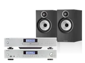 Zestawy stereo - Rotel A12 MKII (srebrny) + CD14 MKII (srebrny) + 606 S3 (czarny) - miniaturka - grafika 1