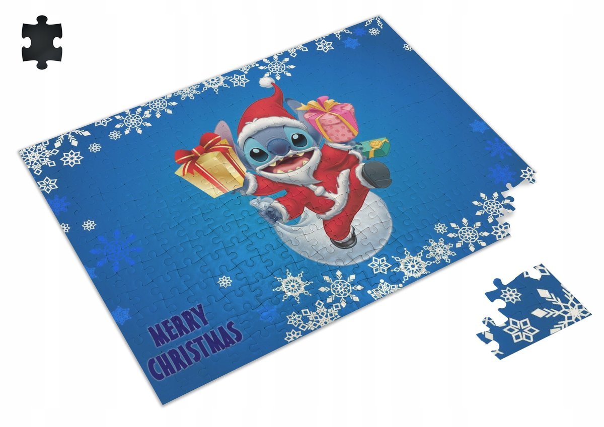 PUZZLE Stich Stitch Świąteczne Christmas + IMIĘ Pudełko A4 120 el. #5
