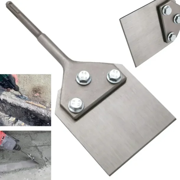 Dłuto Sds Plus Szerokie Płaskie 250x100 Elastyczne Stalowe Do Betonu Płytek