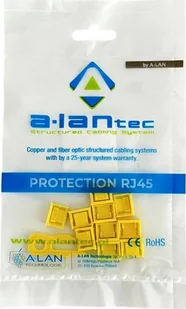 Alantec Blokada gniazda USB przed nieautoryzowanym wpięciem, kolor żółty opakowanie 10 szt. + klucz ALANTEC - Akcesoria do komputerów stacjonarnych - miniaturka - grafika 1