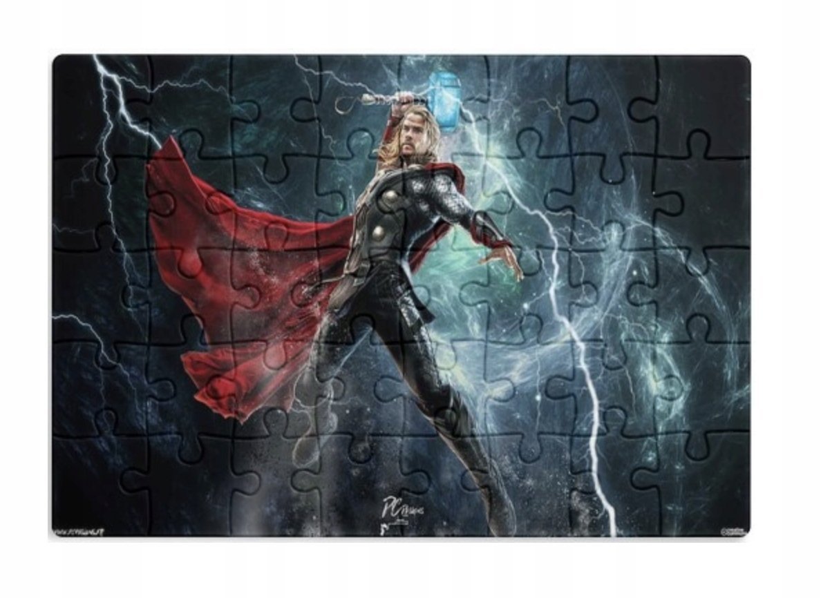 PUZZLE THOR AVENGERS A3 252 el z Nadrukiem + IMIĘ #127
