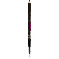 Akcesoria i kosmetyki do stylizacji brwi - NYX PROFESSIONAL MAKEUP POWDER LOUDER KREDKA DO BRWI 09 BLACK 1,15G - miniaturka - grafika 1