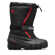 Buty dla chłopców - Śniegowce Sorel Flurry™ 2114081015 Czarny - miniaturka - grafika 1