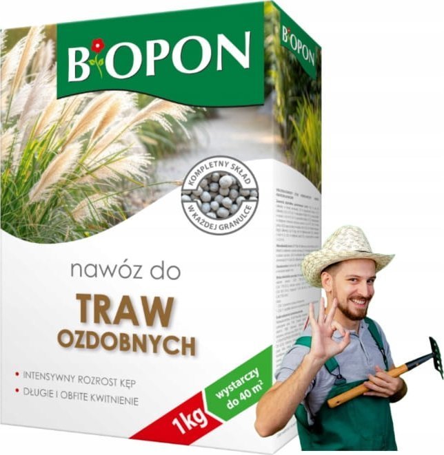Nawóz do traw ozdobnych 1kg Wieloskładnikowy preparat mineralny