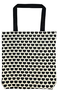 Moses moses. Ed, The Cat Shopper Cats Allover torba na ramię, 42 cm, czarna 27445 - Torebki damskie - miniaturka - grafika 1