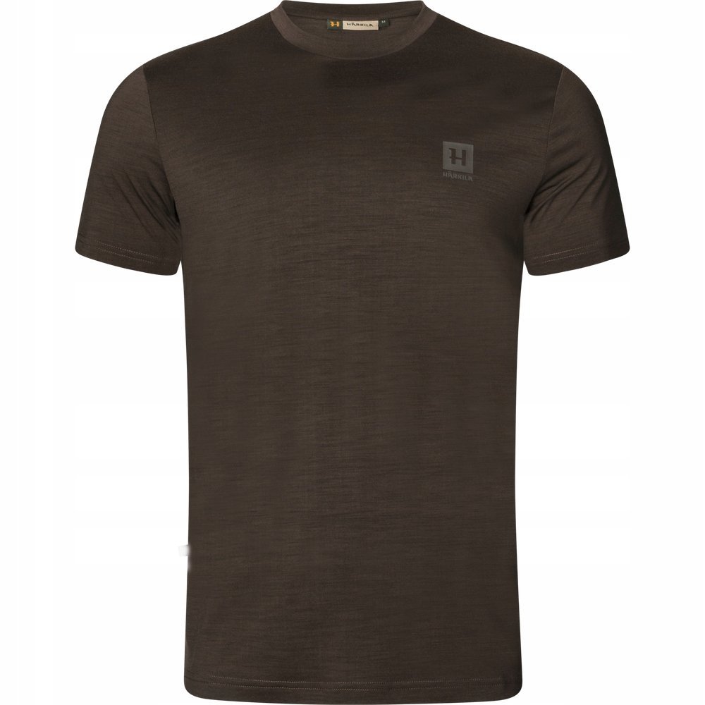 T-Shirt koszulka myśliwska Harkila Base All Season S/S Shadow Brown XL