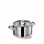 Garnki - Garnek niski z pokrywą, stal nierdzewna/szkło, 2,5 l, śred. 20 x 9,5 cm KU-2390042820 - miniaturka - grafika 1