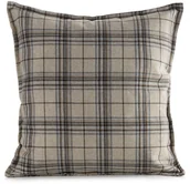 Poduszki ogrodowe - Eurofirany Poszewka ogrodowa GARDEN 45x45 cm kremowa kratka wodoodporna - miniaturka - grafika 1