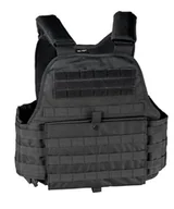 Kurtki jeździeckie - Mil-Tec Kamizelka Plate Carrier Vest Czarna - miniaturka - grafika 1