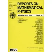 Reports on Mathematical Physics 79/1 2017 - Praca zbiorowa - Fizyka i astronomia - miniaturka - grafika 2