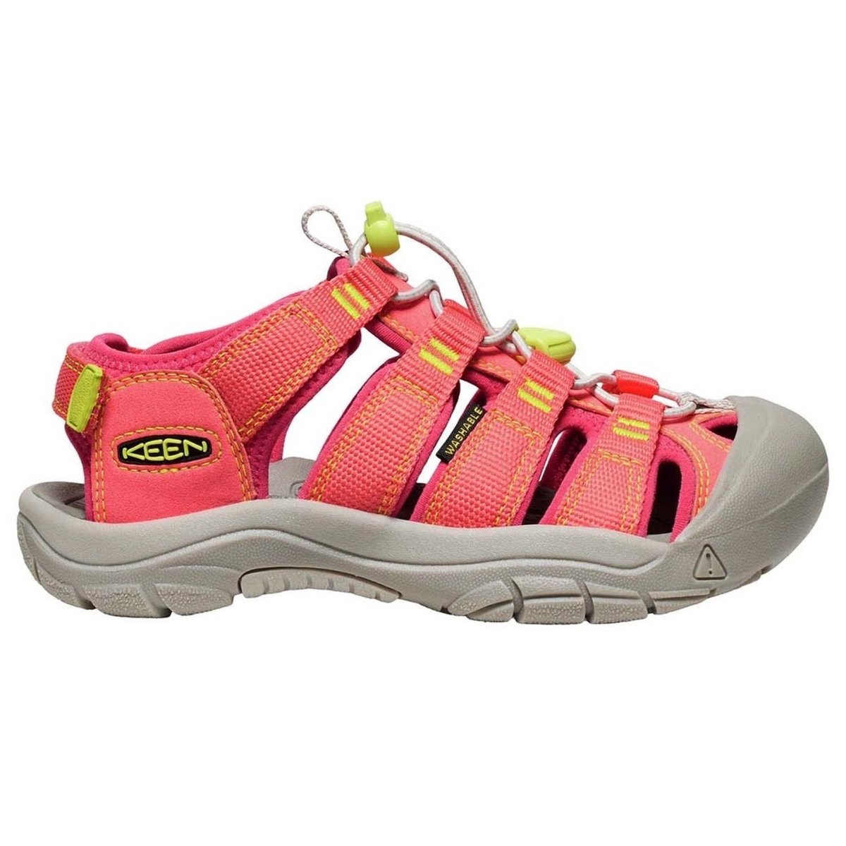 Buty dziecięce Keen Newport Boundless sandały zabudowane oddychające koralowe-32,5