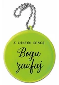 Zawieszki - SZARON Zawieszka odblaskowa - Z całego serca Bogu zaufaj - Szaron - miniaturka - grafika 1