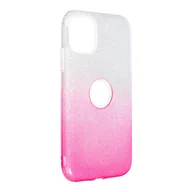 Etui i futerały do telefonów - Forcell Futerał SHINING do IPHONE 11 ( 6,1" ) transparent/róż - miniaturka - grafika 1