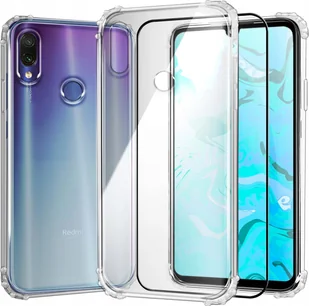Hello Case ETUI PANCERNE DO XIAOMI REDMI NOTE 7 PRO CASE SILIKON GUMOWE SLIM SZKŁO - Etui i futerały do telefonów - miniaturka - grafika 1
