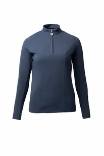 Koszulka treningowa HORZE Eloise 24AW damska niebieska, rozmiar: 40 - Koszulki jeździeckie - miniaturka - grafika 1