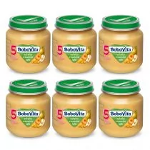 BoboVita Sałatka z owoców lata po 5 miesiącu Zestaw 6 x 125 g - Desery dla dzieci - miniaturka - grafika 1