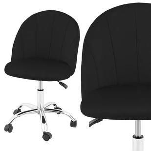 Fotel biurowy, krzesło biurowe KRZESŁO OBROTOWE BIUROWE FOTEL DO BIURKA WELUROWY - Fotele i krzesła biurowe - miniaturka - grafika 4