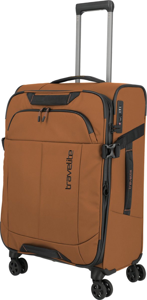 Walizka średnia Travelite Briize 67 cm Curry