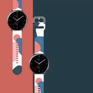 Strap Moro opaska do Samsung Galaxy Watch 42mm silikonowy pasek bransoletka do zegarka wzór 10 - Etui i futerały do telefonów - miniaturka - grafika 2