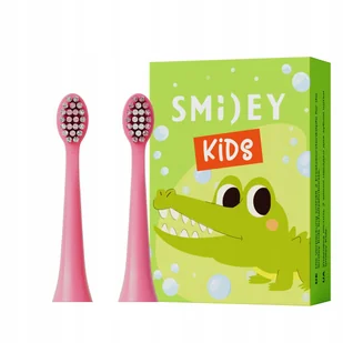 Końcówki Do Szczoteczki Sonicznej Dla Dzieci 3+ Smiley Kids 2 szt. Różowe - Końcówki do szczoteczek elektrycznych - miniaturka - grafika 1