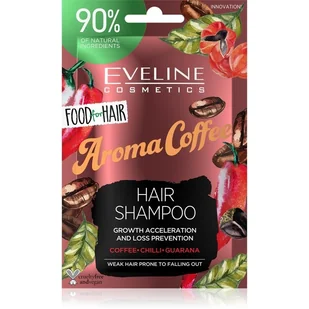 Eveline Food For Hair Szampon Aroma Coffee 20ml - Szampony do włosów - miniaturka - grafika 2