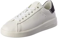 Sneakersy damskie - Guess Damskie sneakersy Rockies, białe, rozmiar 36 UE - miniaturka - grafika 1