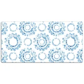 Podkładki na biurko - Ochronna mata na biurko Niebieskie koła 120x60 cm, Dywanomat - miniaturka - grafika 1