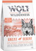 Sucha karma dla psów - Wolf of Wilderness Adult Great Desert Turkey 1 kg - miniaturka - grafika 1