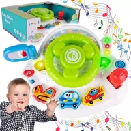 Zabawki interaktywne dla dzieci - Interaktywna Kierownica Muzyczna Dla Malucha Światło dźwięk - miniaturka - grafika 1