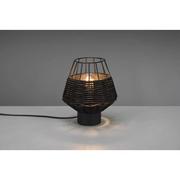 Lampy stojące - Trio Rl Lovis R51141036 lampa stołowa lampka 1x40W E27 drewniana - miniaturka - grafika 1