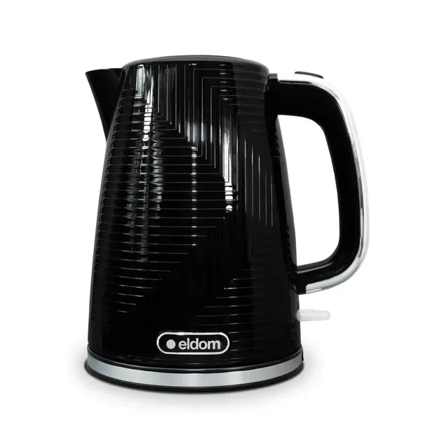 Czajnik Elektryczny Bezprzewodowy Czarny Mocny 2200w Cichy 1,7l Strix Eldom