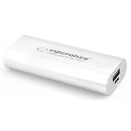 Powerbanki - Esperanza Hadron 4400mAh Biały (EMP105W) - miniaturka - grafika 1