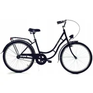 Rowery - Rower Miejski Dallas Bike Retro z koszem 26" 1spd - miniaturka - grafika 1