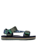 Buty dla chłopców - Pepe Jeans Sandały Pool One B PBS70063 Khaki - miniaturka - grafika 1