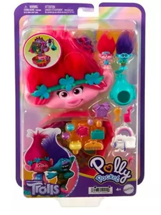 Mattel, Zestaw z figurkami Polly Pocket Trolls - Figurki dla dzieci - miniaturka - grafika 1