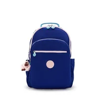 Plecaki - Kipling Seoul, Duży Plecak, 20.5 x 35 x 44 cm, Solar Navy C (Niebieski) - miniaturka - grafika 1
