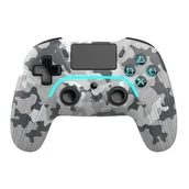 Kontrolery do Nintendo - Cobra QSP461CGR do PS4, PS3, PC, Android - bezprzewodowy - camo szary - miniaturka - grafika 1