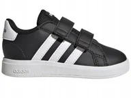 Buty dla dziewczynek - BUTY dziecięce ADIDAS GRAND COURT GW6523 rzepy 19 - miniaturka - grafika 1